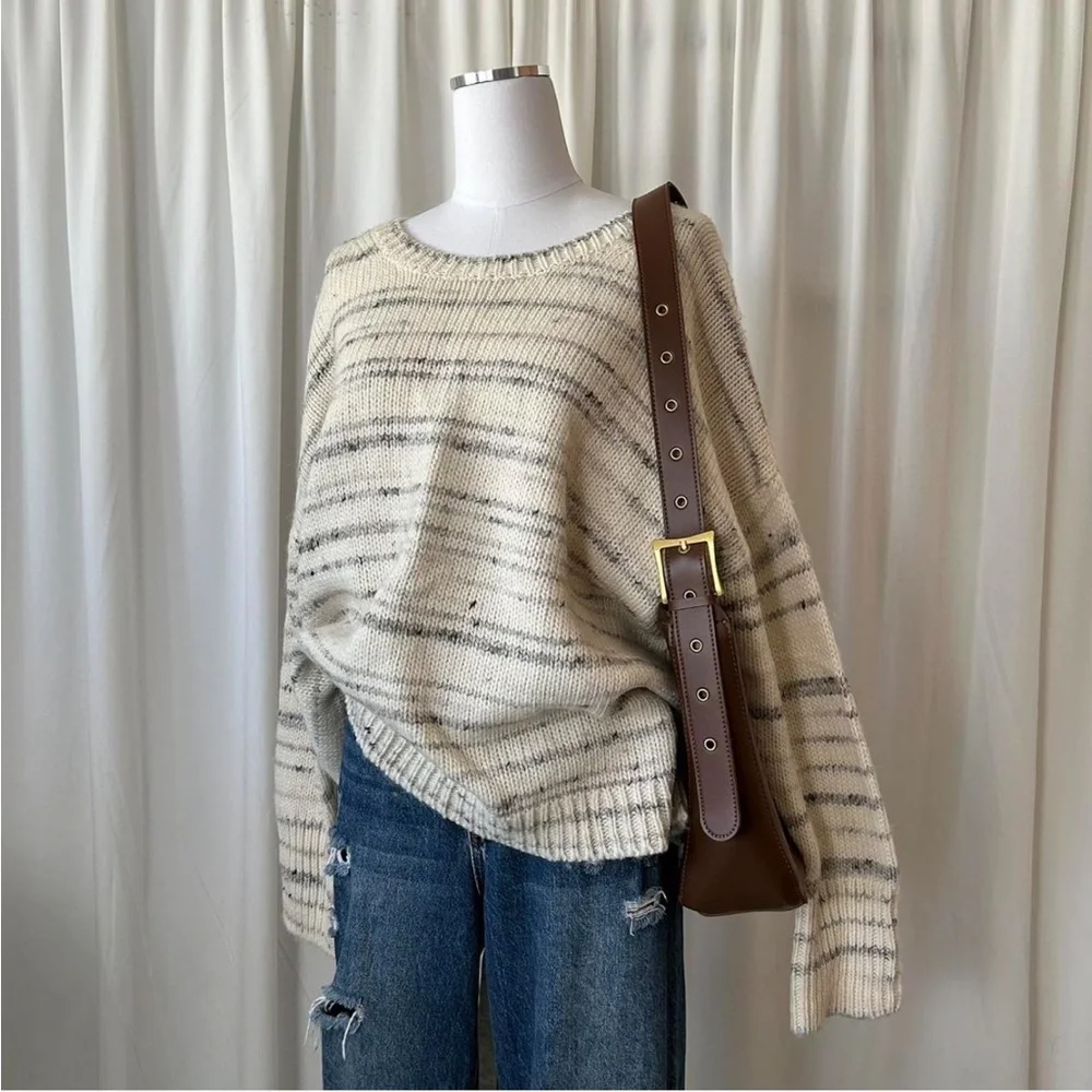 La Ligne New York Melange Marin Sweater Size XL Wool Blend. - Picture 3 of 8